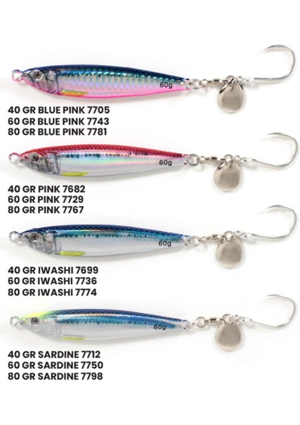 Metal Go Jıg 40GR, Pınk (7682)