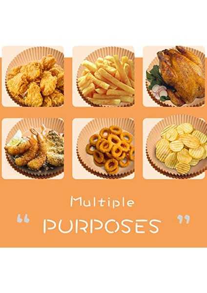 Hava Fritözü Silikon Fırçalı Parşömen Kağıdı Kaymaz Hava Fritöz Gömlekleri Tek Kullanımlık Kağıt Gömlekleri Hava Fritöz Kağıt Gömlekleri (Yurt Dışından)