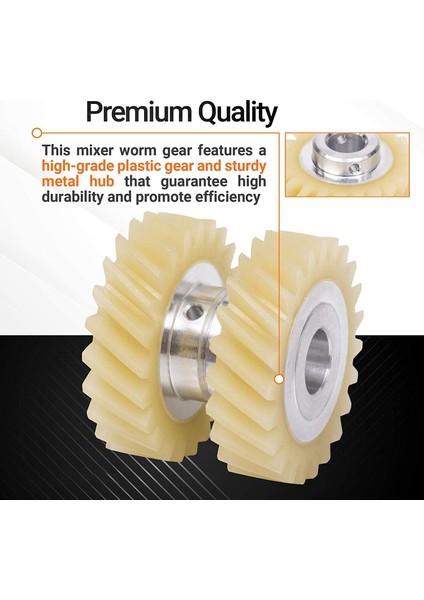 Adet W10112253 Mikser Sonsuz Dişli Yedek Parça Kitchenaid Mikserler Için Mükemmel FIT-4162897 4169830 AP4295669'UN Yerini Alır (Yurt Dışından) fiyatları