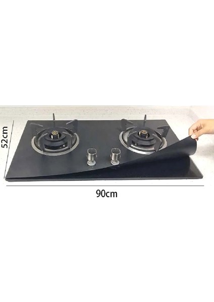 Gaz Sobası Yağ Pedi Yüksek Sıcaklığa Dayanıklı Gaz Sobası Koruma Mat Soba Temizleme Pedi Kendi Deliklerinizi Açmanız Gerekir (Yurt Dışından) fiyatları