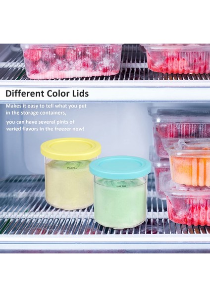 2 Adet Dondurma Pintleri ve Kapakları Ninja Creami NC301 NC300 NC299AMZ Serisi Dondurma Saklama Kapları Gıda Dondurucu (Yurt Dışından) fırsatları