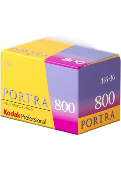 Portra 800 Renkli Taze Analog Fotoğraf Filmi