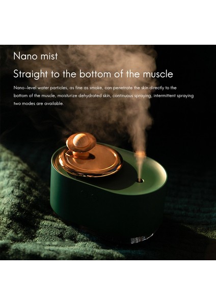 300ML Dönen Gezegen Nemlendirici Araba Sessiz Sprey Nemlendirme USB Şarj Su Yenileme Sevimli Gece Lambası Yeşil (Yurt Dışından) indirimleri