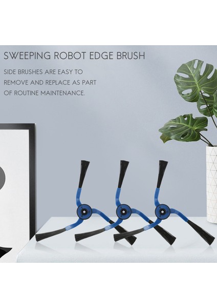 Samsung Navibot Robot Için 3 Çift Yan Fırçalar VC-RM96W VC-RM72VR VC-RM84V VC-RM52VR SR8855 SR8751 SR8845 SR8895 SR8950 (Yurt Dışından)