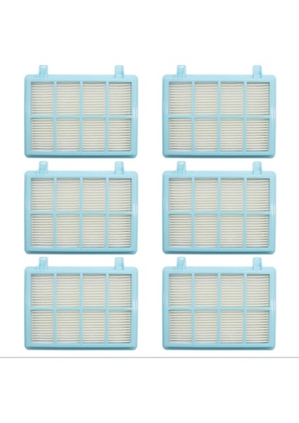 6 Adet Elektrikli Süpürge Hepa Filtre Philips Için FC5832 FC5835 FC5836 FC5982 FC5988 FC9350 FC9351 FC9352 FC9353 Robot Parçaları (Yurt Dışından)