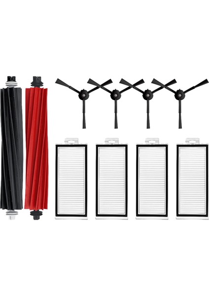 Roborock Q8 Max,q8 Max+ Için Yedek Yedek Parça Rulo Ana Yan Fırça Hepa Filtre Aksesuarları (Yurt Dışından)