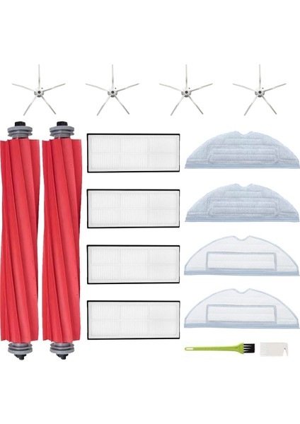 Yedek Ana Fırça Yan Fırça Hepa Filtre Roborock S7 T7S T7 Artı G10 Elektrikli Süpürge Aksesuarları Için Uyumlu (Yurt Dışından)