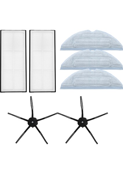 Yedek Paspas Bezleri Yan Fırça Filtre Paspas Bezleri Xiaomi Roborock T7S T7 Artı T7S Artı S7 (Yurt Dışından)