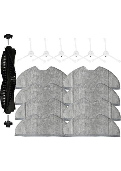 Yedek Ana Yan Fırça Rulo Hepa Filtre Paspas Bezi Qihoo 360 S5/s7 Pro Robotlu Süpürge Süpürgesi Aksesuarları (Yurt Dışından)