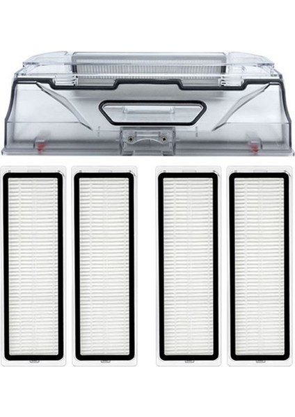 Toz Kutusu Hepa Filtre Temizleme Aracı Xiaomi 1c STYTJ01ZHM Robotlu Süpürge Parçaları Aksesuarları (Yurt Dışından)