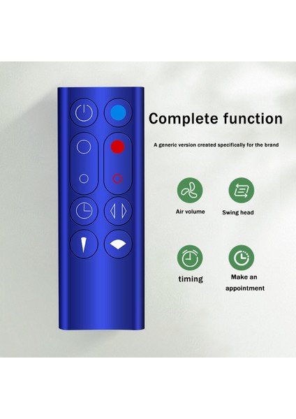Dyson AM09 HP00 HP01 Hava Temizleme Cihazı Yapraksız Fan Uzaktan Kumanda Gri Için Uygun Yedek Uzaktan Kumanda (Yurt Dışından)