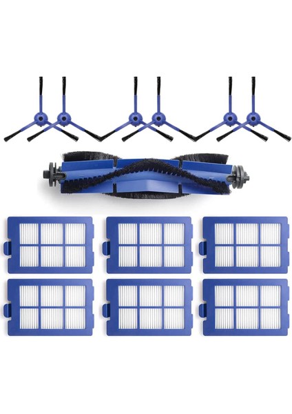 Yedek Parçalar Rulo Fırça Yan Fırçalar Eufy X8 Hibrit Robot Süpürge Aksesuarları Için Hepa Filtre (Yurt Dışından)