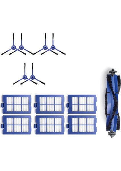 Yedek Parçalar Rulo Fırça Yan Fırçalar Eufy X8 Hibrit Robot Süpürge Aksesuarları Için Hepa Filtre (Yurt Dışından)