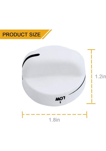 4x WP8273104 Soba/aralık ile Uyumlu Kontrol Düğmesi Değişimi 8273104 PS393679 8273112 WP8273104VP 8273284 (Yurt Dışından) fiyatları