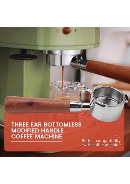 Delonghi Espresso Makineleri EC0680 ve EC0685 Için 51MM Dipsiz Portafilter 3 Kulak, 1 Bardak Filtre Sepeti Dahil (Yurt Dışından)