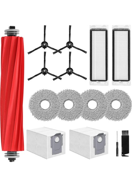 Q Revo Roborock Q Revo Rbot Elektrikli Süpürge, Rulo Fırça, Hepa Filtreler ile Uyumlu Yedek Parçalar Aksesuarlar (Yurt Dışından)