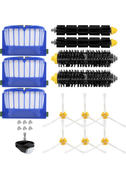 Ana Yan Fırça Hepa Filtre Roomba 600 Serisi Için 605 606 610 615 620 625 630 632 639 650 660 671 675 681 696 Parçaları (Yurt Dışından) fırsatları