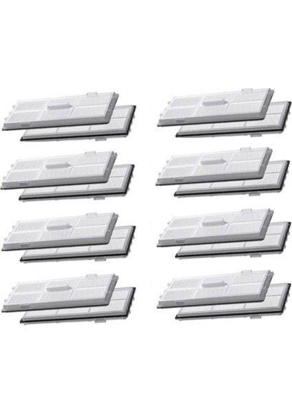16 Adet Hepa Filtre Xiaomi Roborock S8/s8+/s8 Pro Ultra Robotlu Süpürge Yedek Parçalar Yıkanabilir Filtreler (Yurt Dışından)