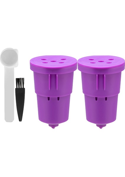 2 Adet Doldurulabilir Kahve Filtreli Fincan Yeniden Kullanılabilir Kahve Kapsülü Dolgulu Kapsül Keurig 1.0 K Fincan Kahve Makineleri B ile Uyumlu (Yurt Dışından)