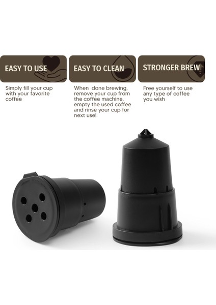 2 Adet Doldurulabilir Kahve Filtreli Fincan Yeniden Kullanılabilir Kahve Kapsülü Dolgulu Kapsül Keurig 1.0 K Fincan Kahve Makineleri B ile Uyumlu (Yurt Dışından) fırsatları