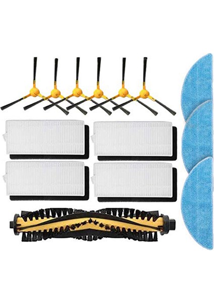 Yedek Ana Fırça Yan Fırça Hepa Filtre Neatsvor X500 Robotlu Süpürge Aksesuarları Için Uyumlu (Yurt Dışından)
