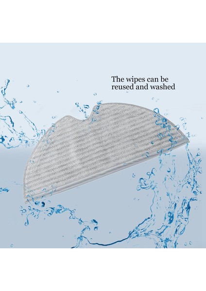 5 Adet Yedek Parça Yıkanabilir Filtreler Paspas Bezi Ana Yan Fırça Xiaomi Mijia 2c Robot Süpürge Ev Temizliği (Yurt Dışından) fırsatları