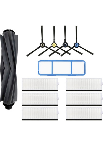 Silvercrest Ssr1 / Ssra1 / Ilife A9S / A9 / A7 Silindir Ana Yan Fırça Hepa Ön Filtre Robot Süpürge Aksesuarı (Yurt Dışından)