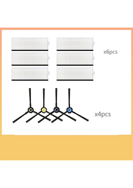 Silvercrest Ssr1 / Ssra1 / Ilife A9S / A9 / A7 Silindir Ana Yan Fırça Hepa Ön Filtre Robot Süpürge Aksesuarı (Yurt Dışından) fırsatları