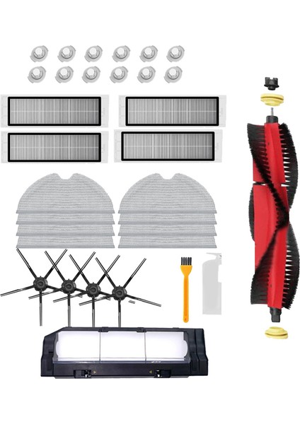 Xiaomi Roborock S5 Max S50 S55 S5 S6 S6 Maxv S6 Pure E4 E5 Robot Parça A Için Ana Yan Fırça Hepa Filtre Paspası (Yurt Dışından)