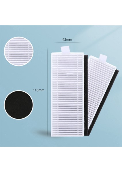 12 Adet Yıkanabilir Ana Yan Fırça Hepa Filtre Ecovacs Deebot N9 N9 + Robotlu Süpürge Yedek Aksesuarlar (Yurt Dışından) modelleri