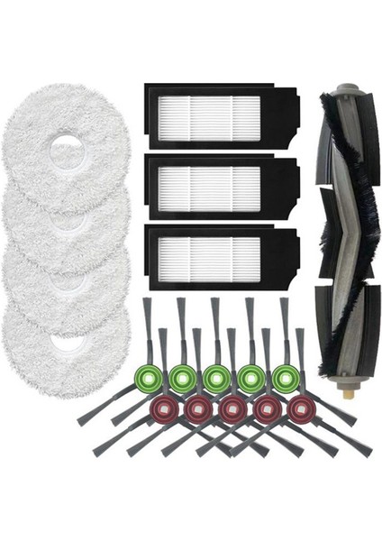 Ecovacs Deebot X1 Turbo X1 Omn Robotlu Süpürge Paspas Bezi Ana Fırça Yan Fırça Hepa Filtre (Yurt Dışından)