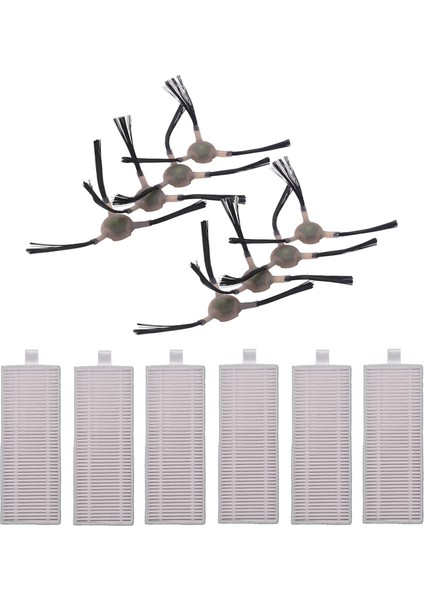 Hepa Filtre Kenar Fırça Aksesuarlarını Değiştirin Okp Life K2 K3 K4 Lefant M210 M210S M210B M213 Robotlu Süpürge (Yurt Dışından)