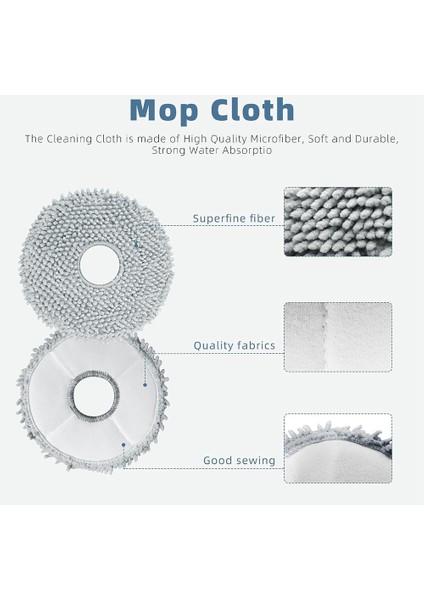 Roborock Q Revo Için Uyumlu Yedek Parçalar, Roborock P10 Elektrikli Süpürge Robotu Aksesuarları Için Uyumlu (Yurt Dışından) fırsatları
