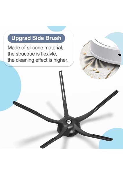 Roborock S7 Maxv Ultra Için, Xiaomi S7 Pro Ultra Için Yedek Parçalar, Aksesuar Kiti Ana Yan Fırça Hepa Filtre Paspas Çantası (Yurt Dışından) fiyatları