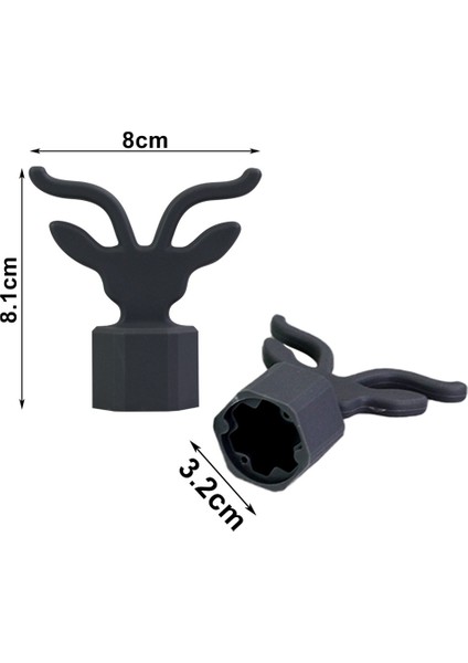 Blender Mikser Anahtarı Abs Saplı Blender Bıçağı Sökücü Anahtarı Vorwerk Thermomix Tm5 Tm6 TM31 Siyah Gri (Yurt Dışından)