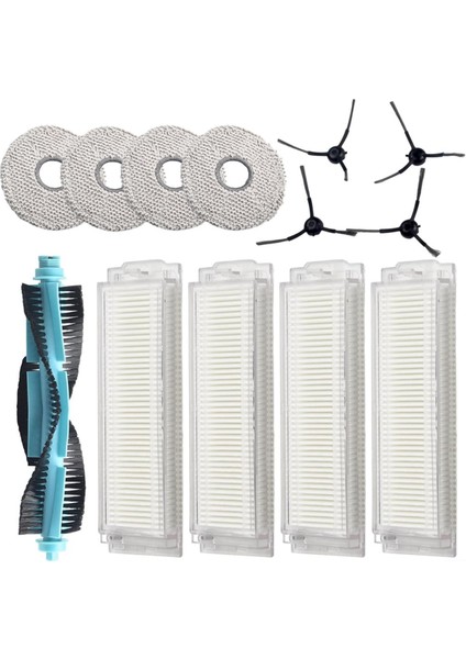 Cecotec Conga 11090 Spin Yedek Parçaları Ana Yan Fırça Hepa Filtre Paspas Bezi (Yurt Dışından)