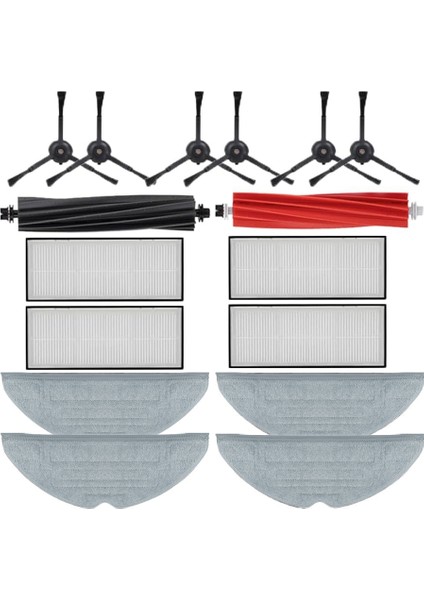 Roborock S8/s8+/s8 Plus Robot Süpürge Için Çift Ana Fırçalar, Hepa Filtre, Yan Fırçalar, Yedek Parçalar (Yurt Dışından)