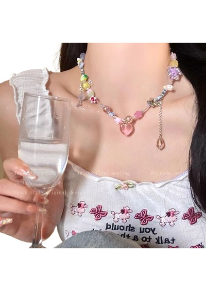 Şeker Renkli Dopamin Kolye (Yurt Dışından)