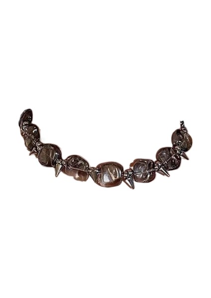 Punk Ağır Ağırlık Çok Katmanlı Püsküllü Yaka Zinciri (Yurt Dışından)