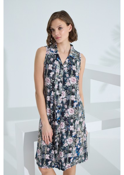 Bambu Kolsuz Cepli Yazlık Kadın Gecelik 72903 fiyatları