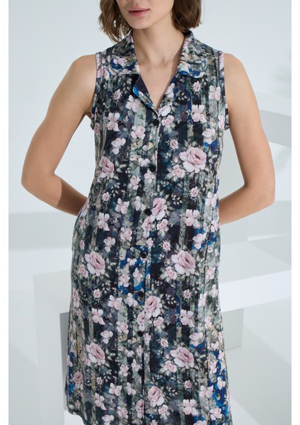 Bambu Kolsuz Cepli Yazlık Kadın Gecelik 72903 fırsatları