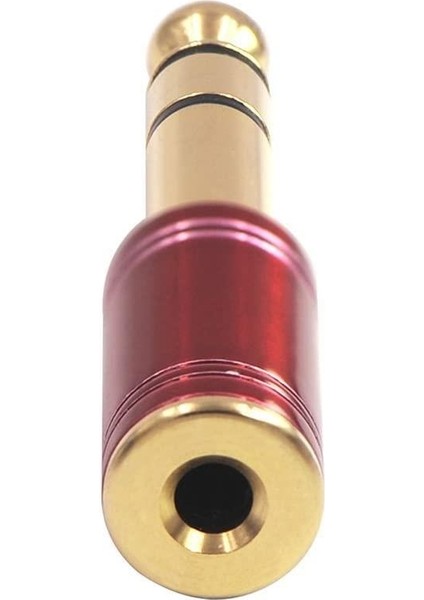6.3 mm Stereo Erkek To 3.5 mm Dişi Kaliteli Çevirici Kırmızı modelleri