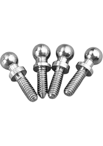 4 Adet Metal Bilyalı Başlı Vida Kitleri K989-10 Wltoys K969 K979 K989 K999 P929 P939 284131 1/28 Rc Araba Yedek Parçaları (Yurt Dışından)