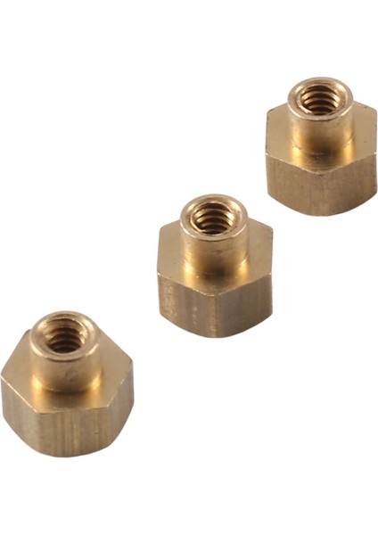 Adet Pirinç M2 Uzun Bijon Somunu 1/24 Rc Paletli Araba Eksenel SCX24 AX24 Yükseltme Parçaları Aksesuarları, 5mm (Yurt Dışından)