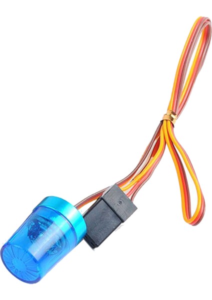 LED Lamba Yanıp Sönen/yanıp Sönen/dönen Işık 1/10 Rc Model Araba Için 1:14 Tamiya Traktör Rc Mühendislik Kamyon, Mavi (Yurt Dışından)
