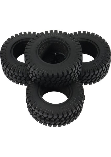 4 Adet 75 mm 1.55 Inç Kauçuk Jant Lastik Lastik Eksenel Yeti Jr 90069 D90 Tf2 Tamiya CC01 CC02 LC70 Mst Jımny Rc Paletli Araba (Yurt Dışından)