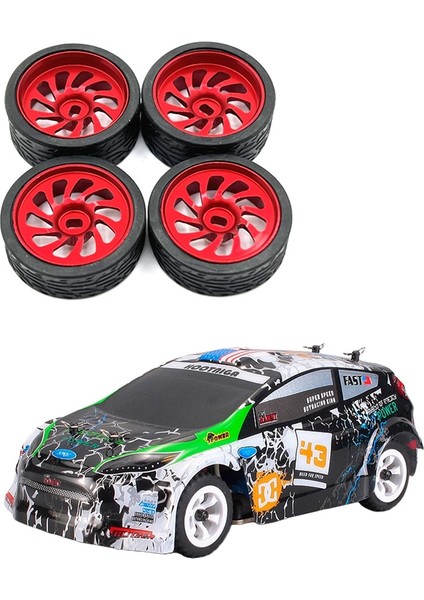 26MM Yarış Lastiği Lastik Metal Jant Wltoys 284131 K969 K979 K989 P929 Kyosho Mini-Z 1/28 Rc Araba Yükseltme Parçaları, 1 (Yurt Dışından)