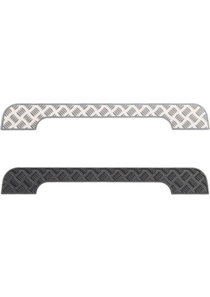 Metal Çelik Kuyruk Çatı Kızak Plakası Trim Dekoratif Levha Traxxas TRX4M Defender 1/18 Rc Paletli Araba Yükseltme Parçaları, 2 (Yurt Dışından)