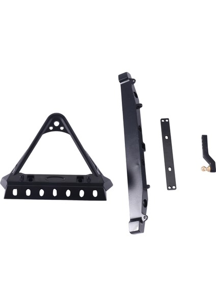 Metal Ön ve Arka Tampon Işıkları ile Eksenel SCX10 90046 SCX10 Iıı AXI03007 Traxxas Trx4 1/10 Rc Paletli Araba (Yurt Dışından)