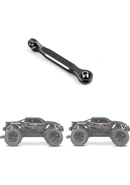 Alüminyum Alaşımlı Direksiyon Servo Bağlantı Rot Çubuğu 1/5 Traxxas X-Maxx Xmaxx 6s 8s Rc Canavar Kamyon Yükseltme Parçaları, Siyah (Yurt Dışından)